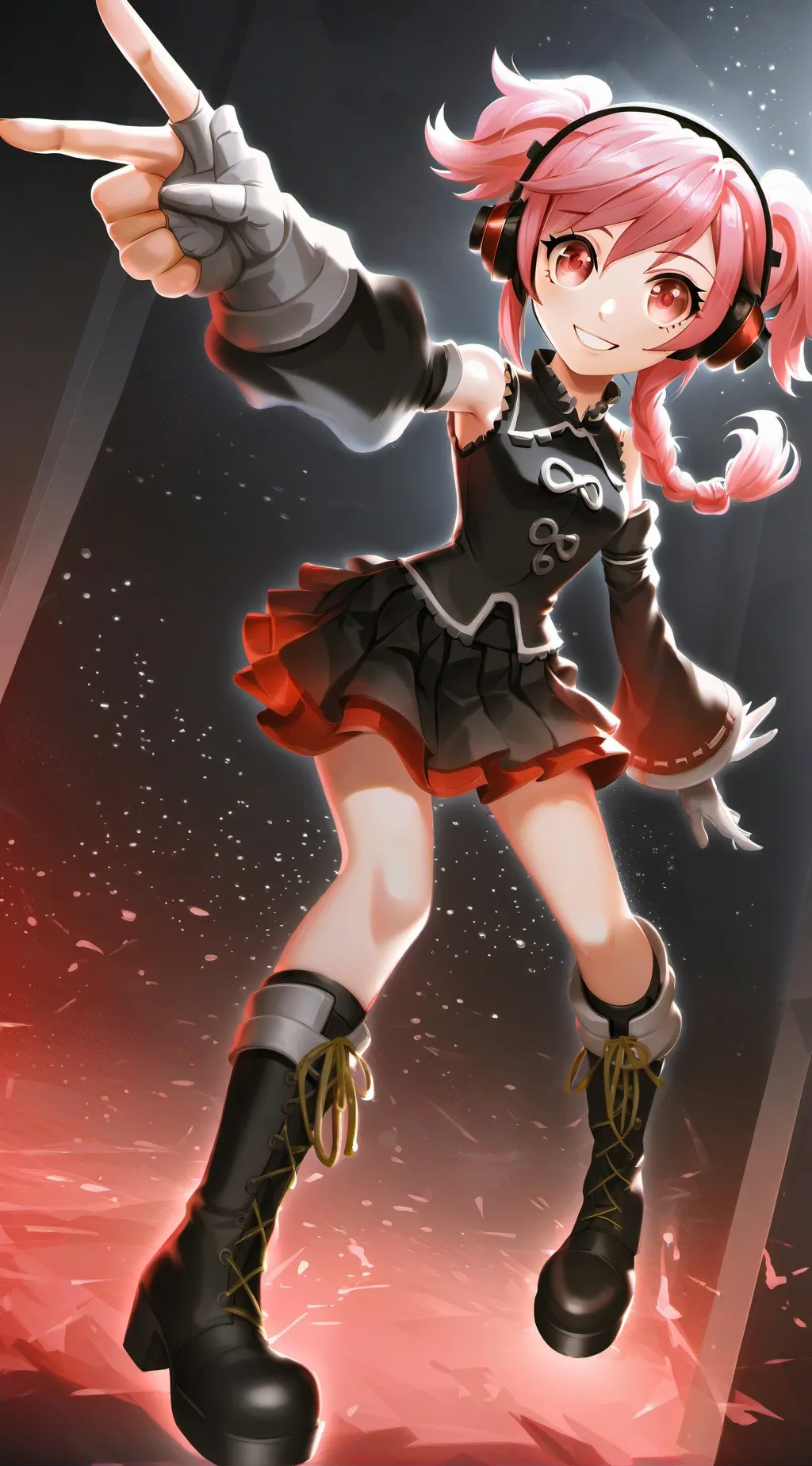 ai character: Teto background