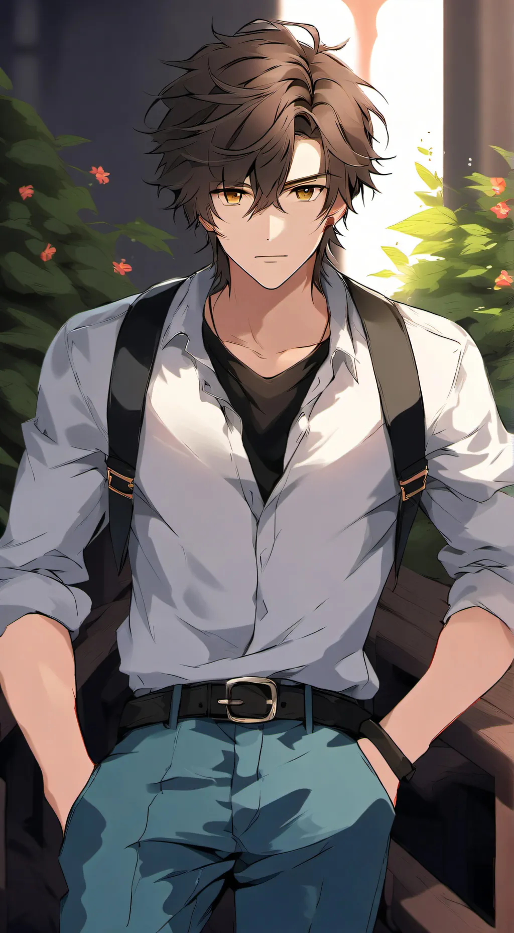 ai character: Chris background