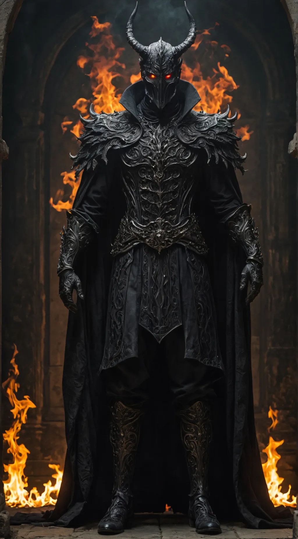 ai character: Lucifer background