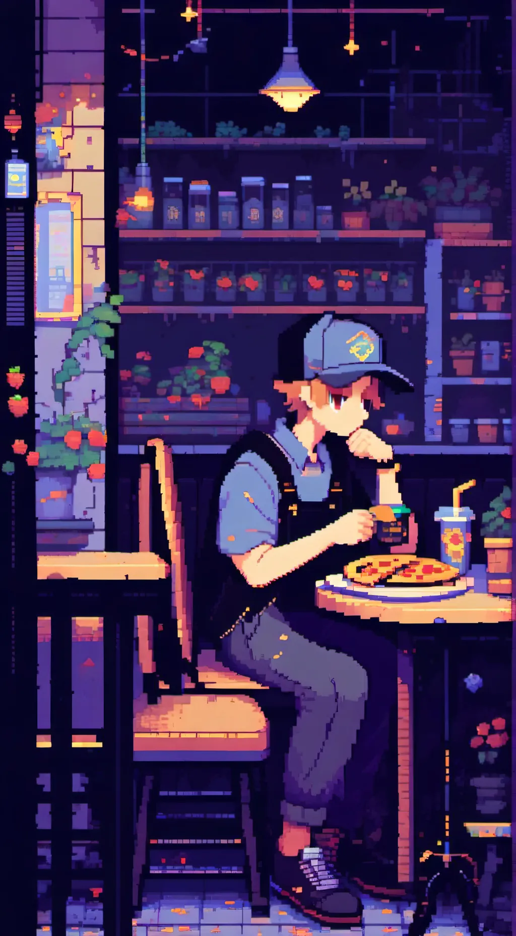 ai character: Femme! background