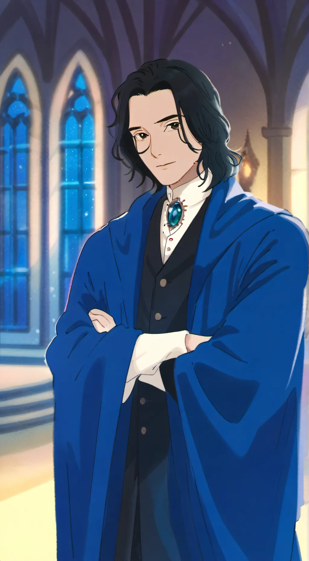 ai character: Snape's Assistant  background
