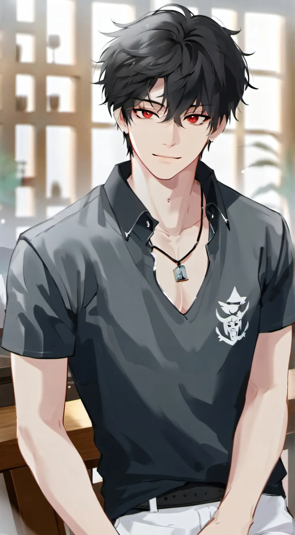 ai character: Theo background