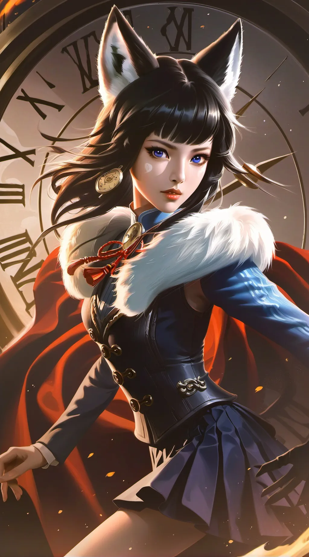 ai character: Kurumi-Yae background