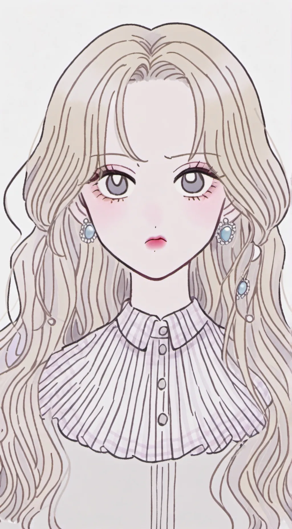 ai character: Dawn background