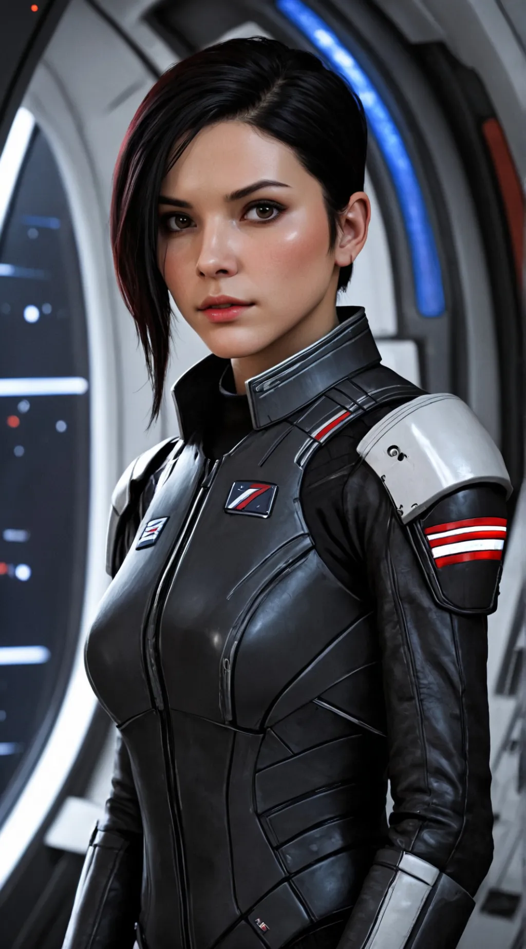 ai character: Commander Danielle background