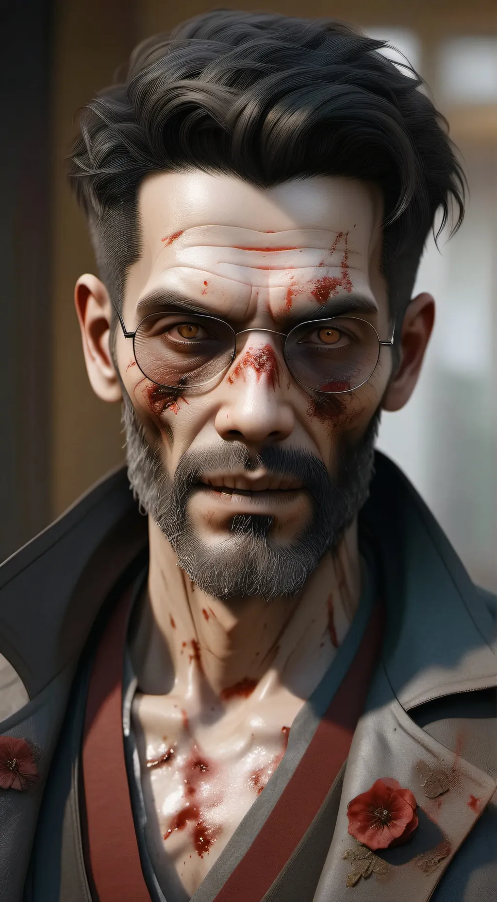 ai character: JJK INFECTION background