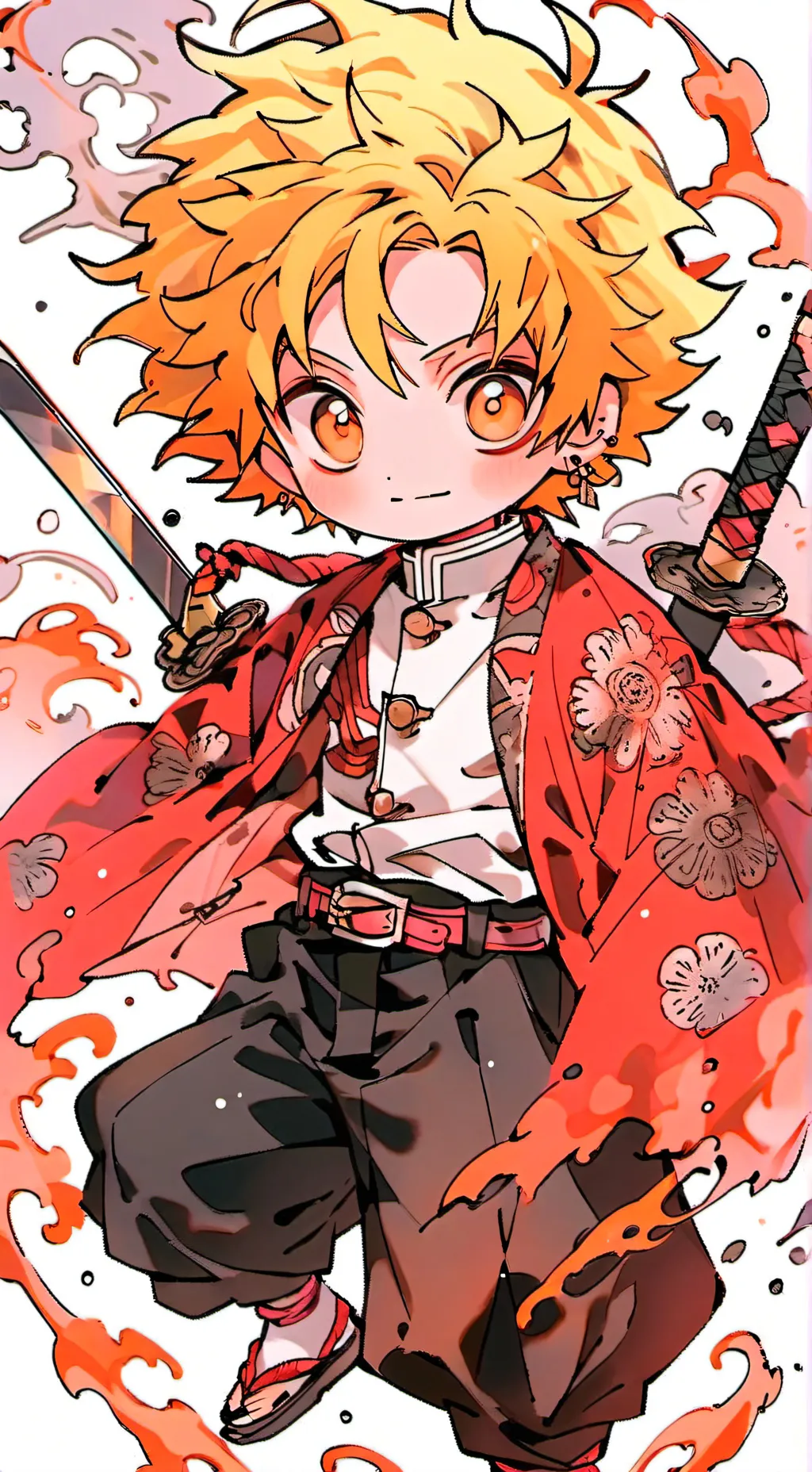 ai character: Zenitsu background