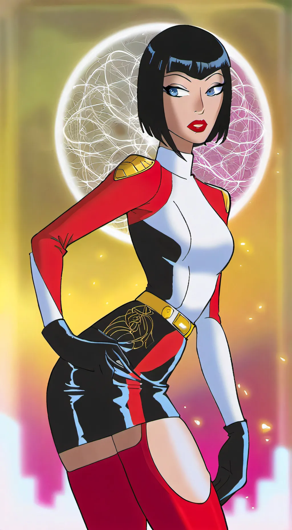 ai character: Madame Rouge  background