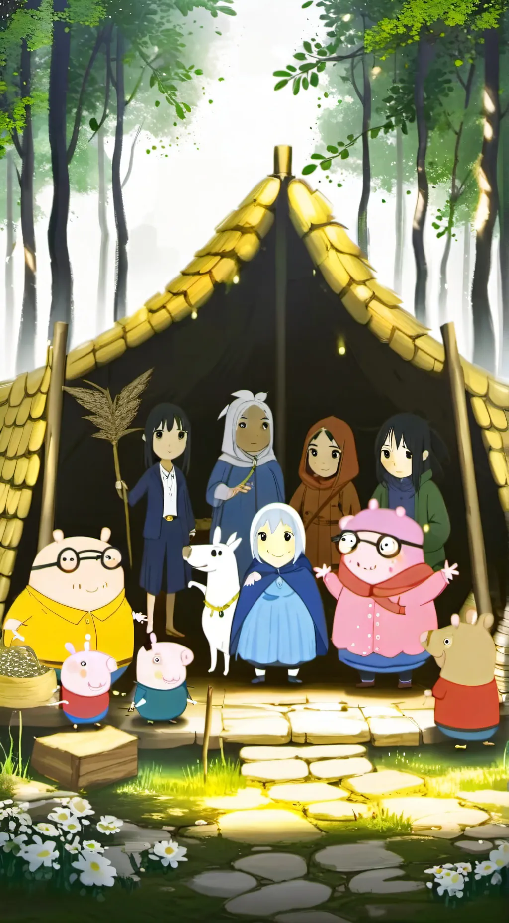 ai character: tanjiros familly background
