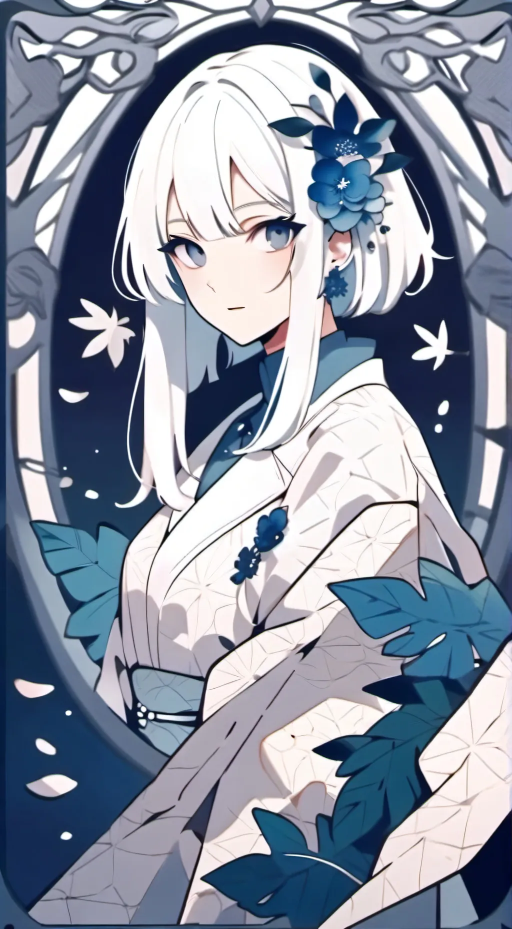 ai character: vampire and Demon  background
