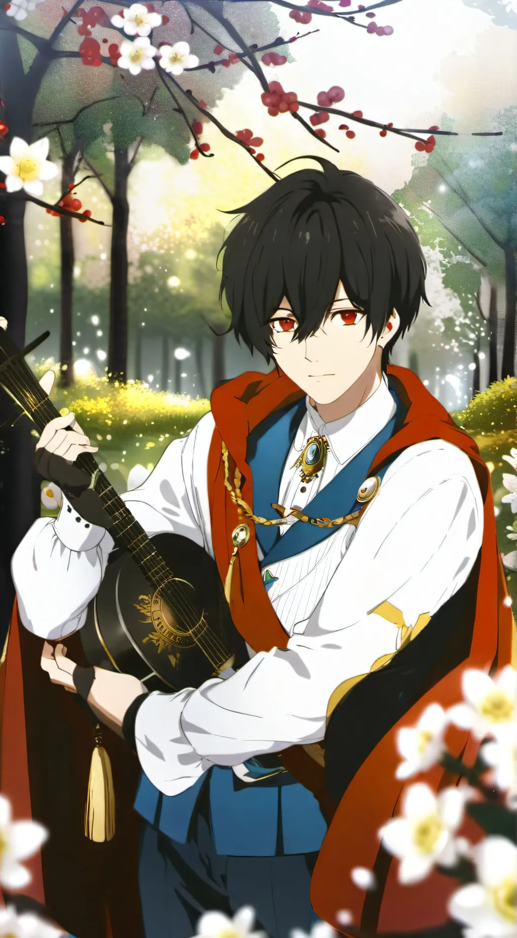 ai character: Leonardo background