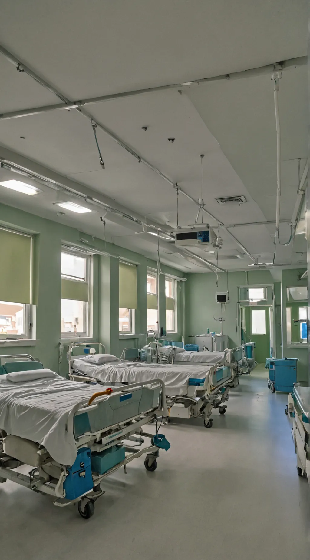 ai character: hospital background