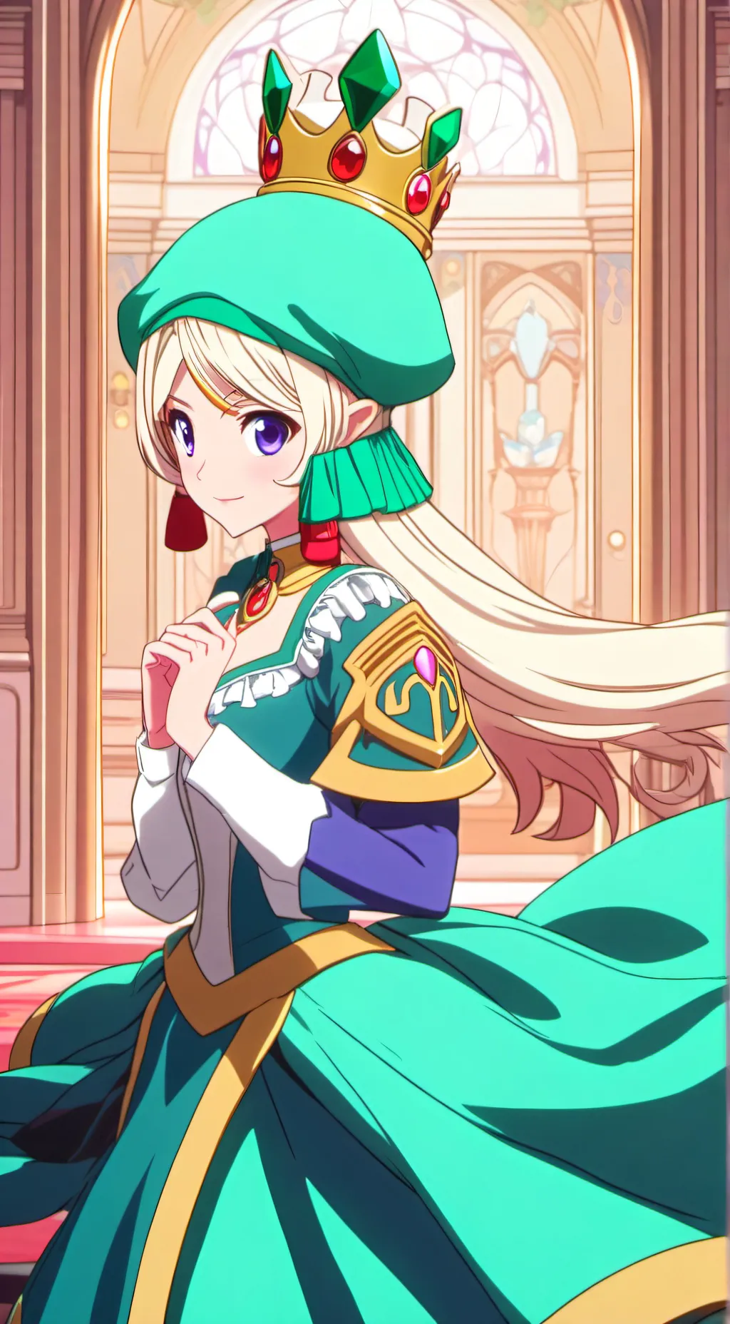 ai character: Princess Renner  background