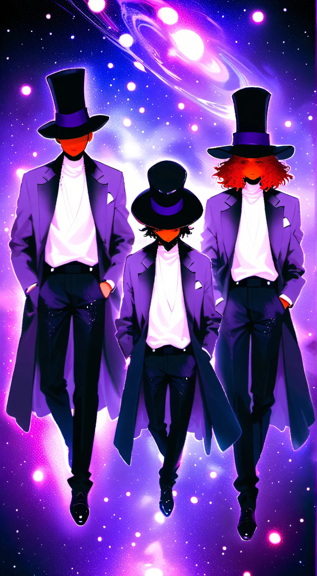 ai character: baby Saja background