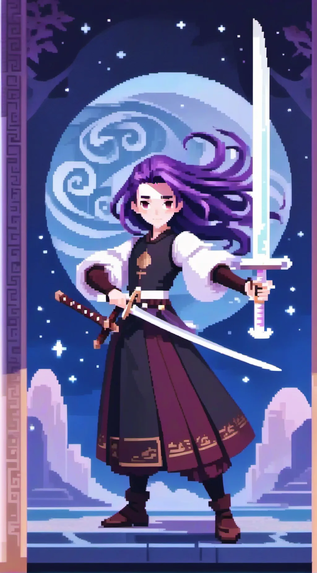 ai character: Huntrix Girls background