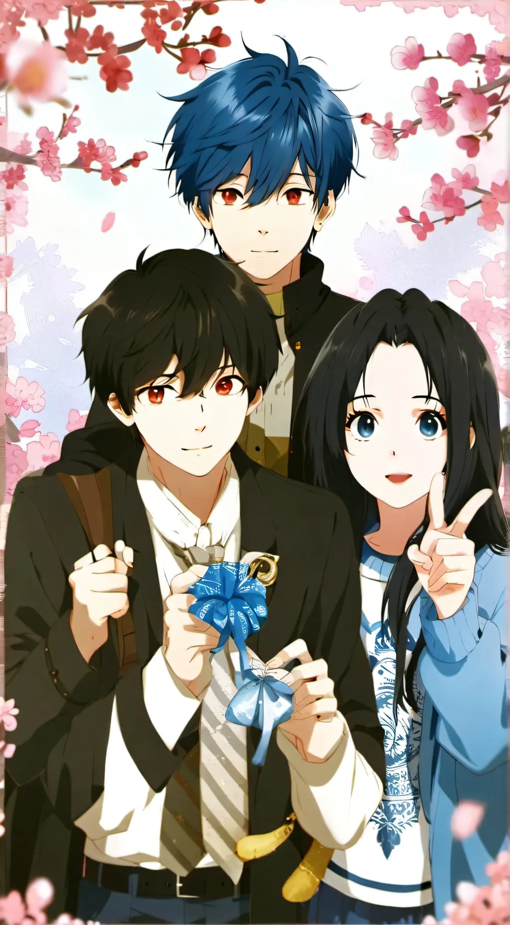 ai character: John and Ash Tom background