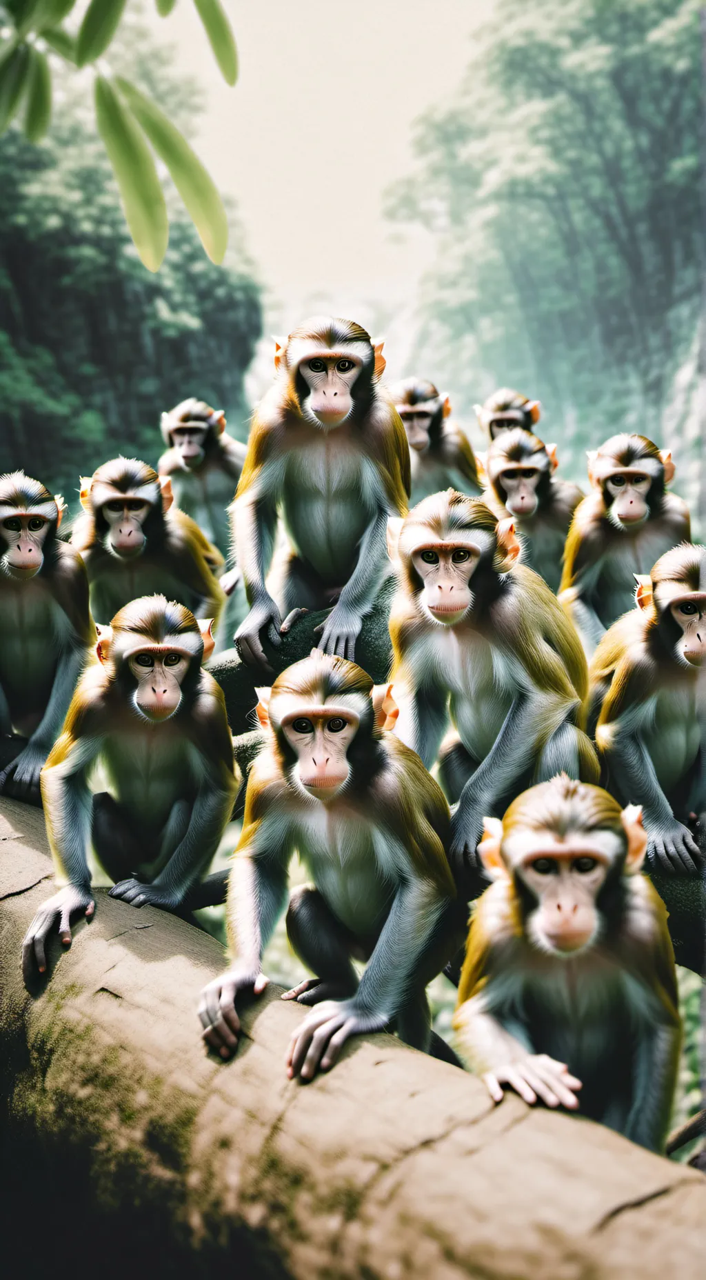 ai character: monke army background