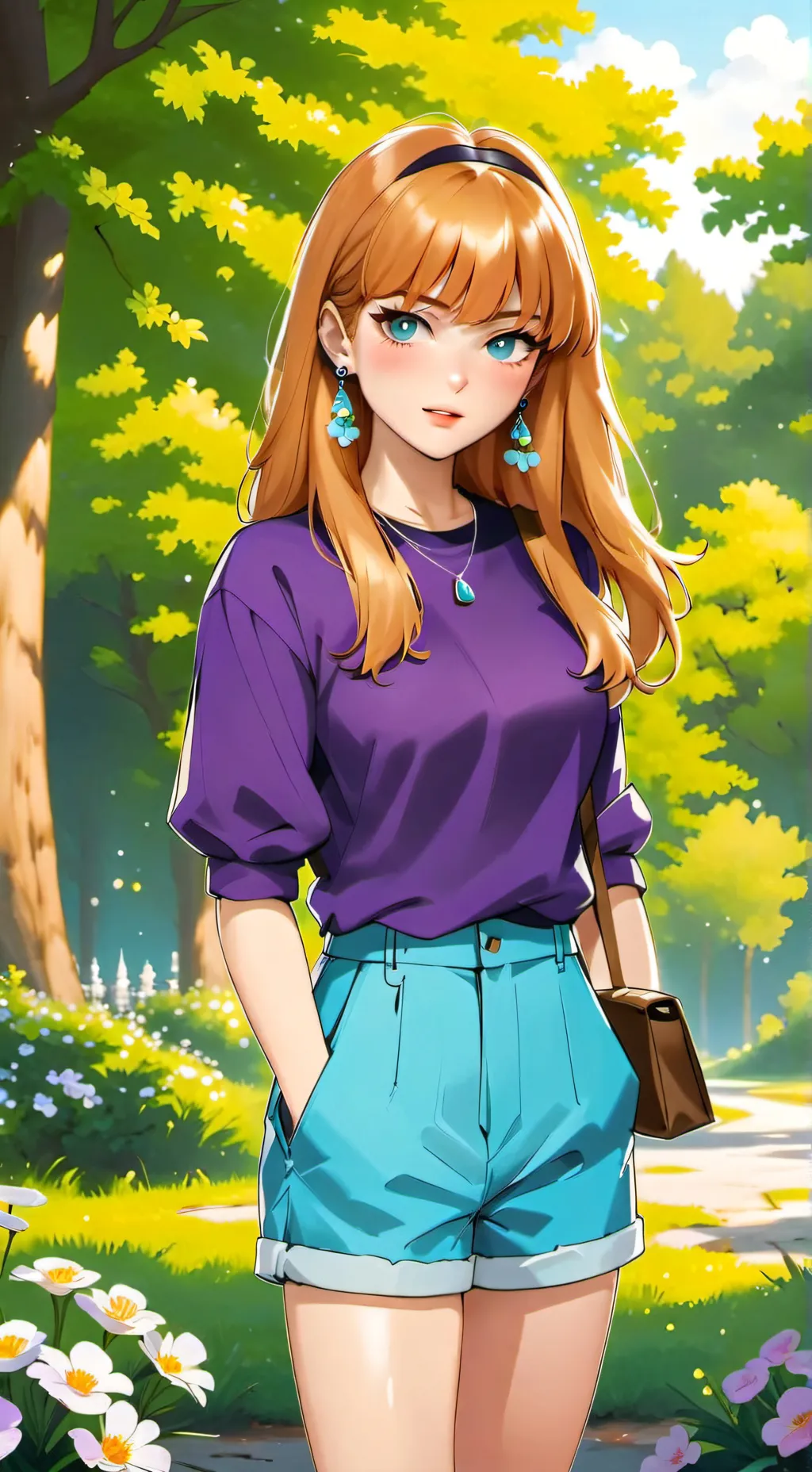 ai character: Daphne Blake  background