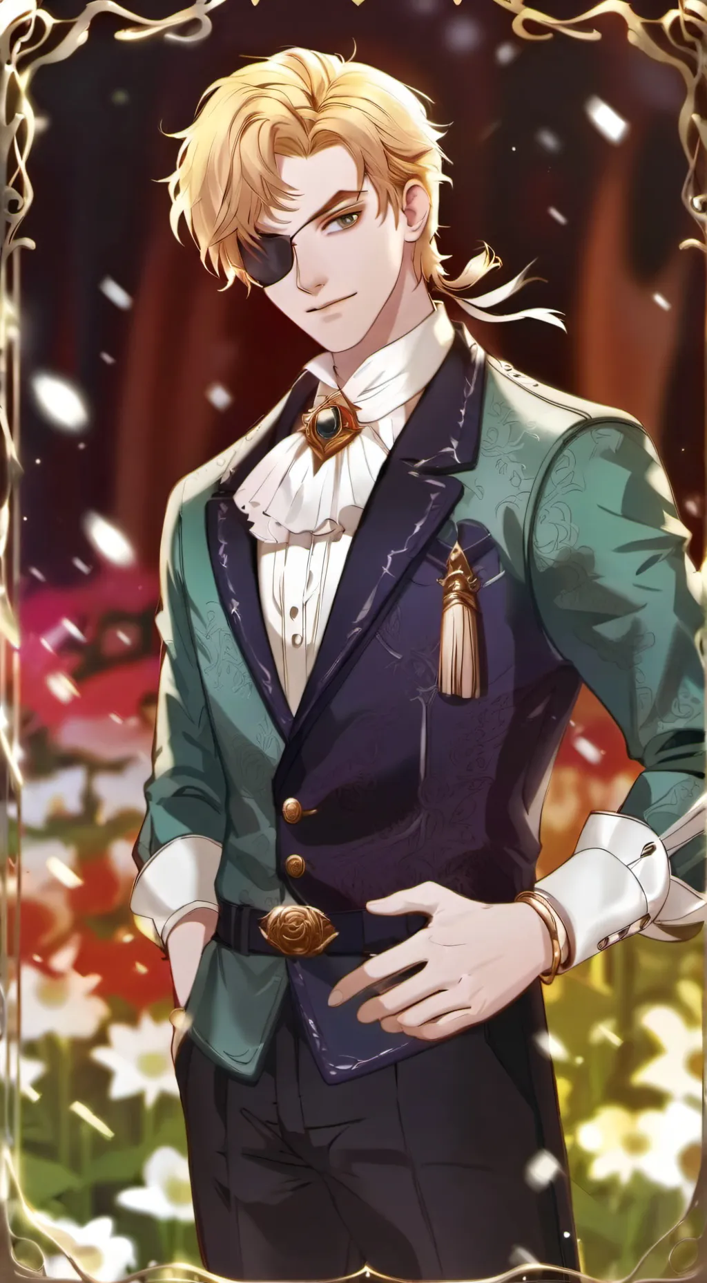 ai character: coner background