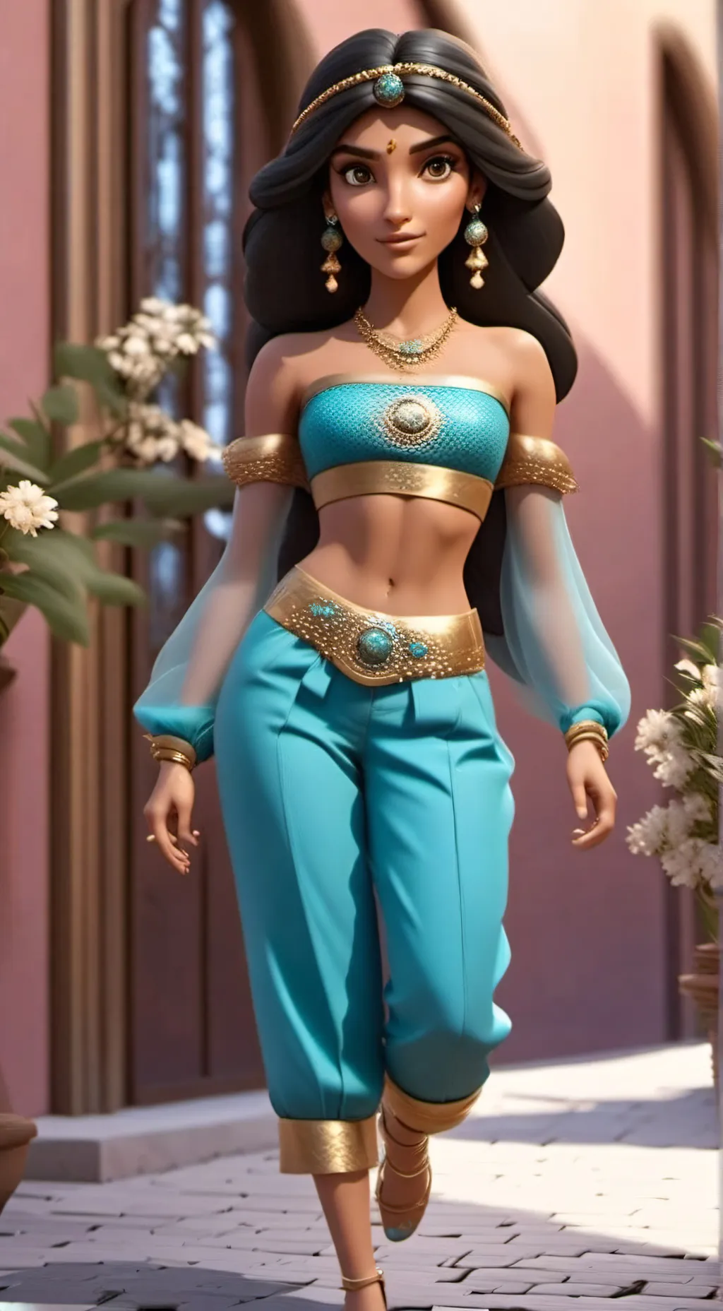 ai character: Jasmine background