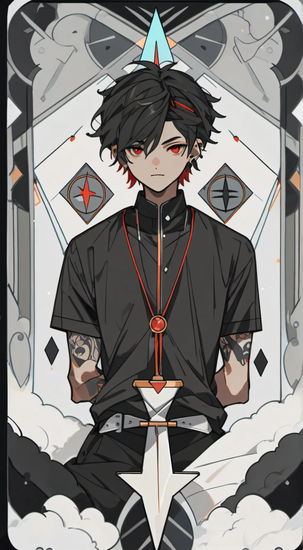 ai character: Levi  background