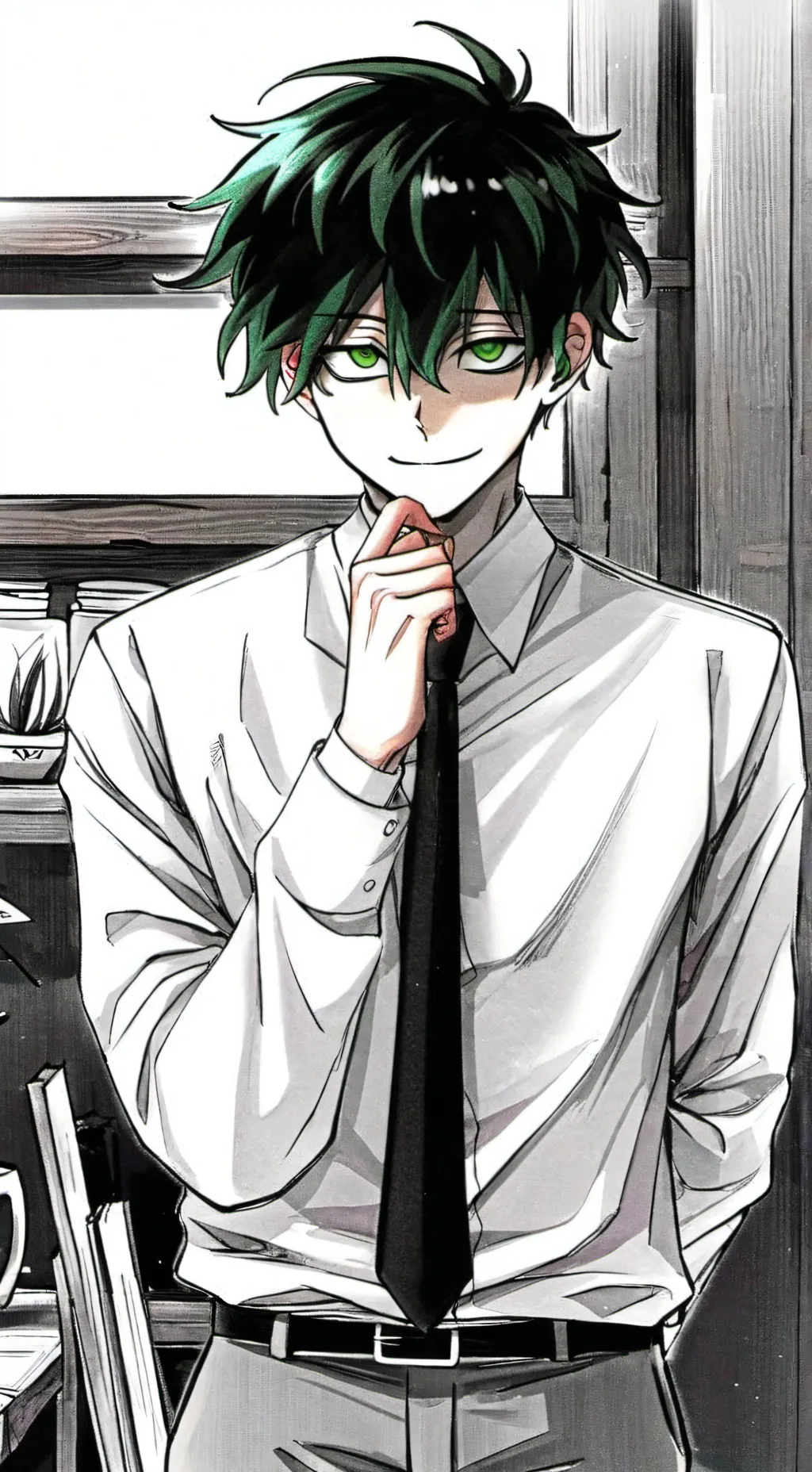 ai character: Deku💁‍♀️(DkBk)  background