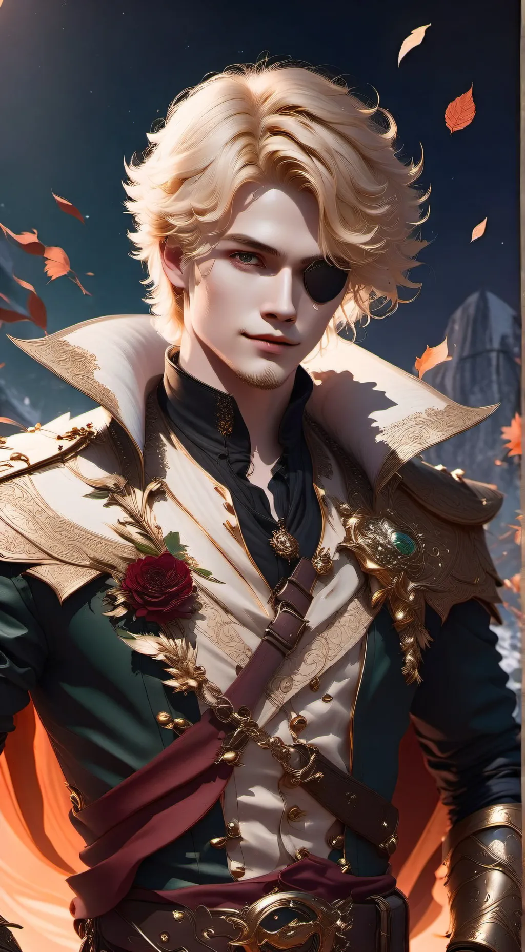 ai character: Coner  background