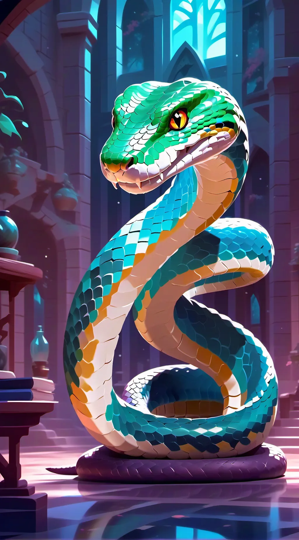 ai character: hogwarts year 2 background