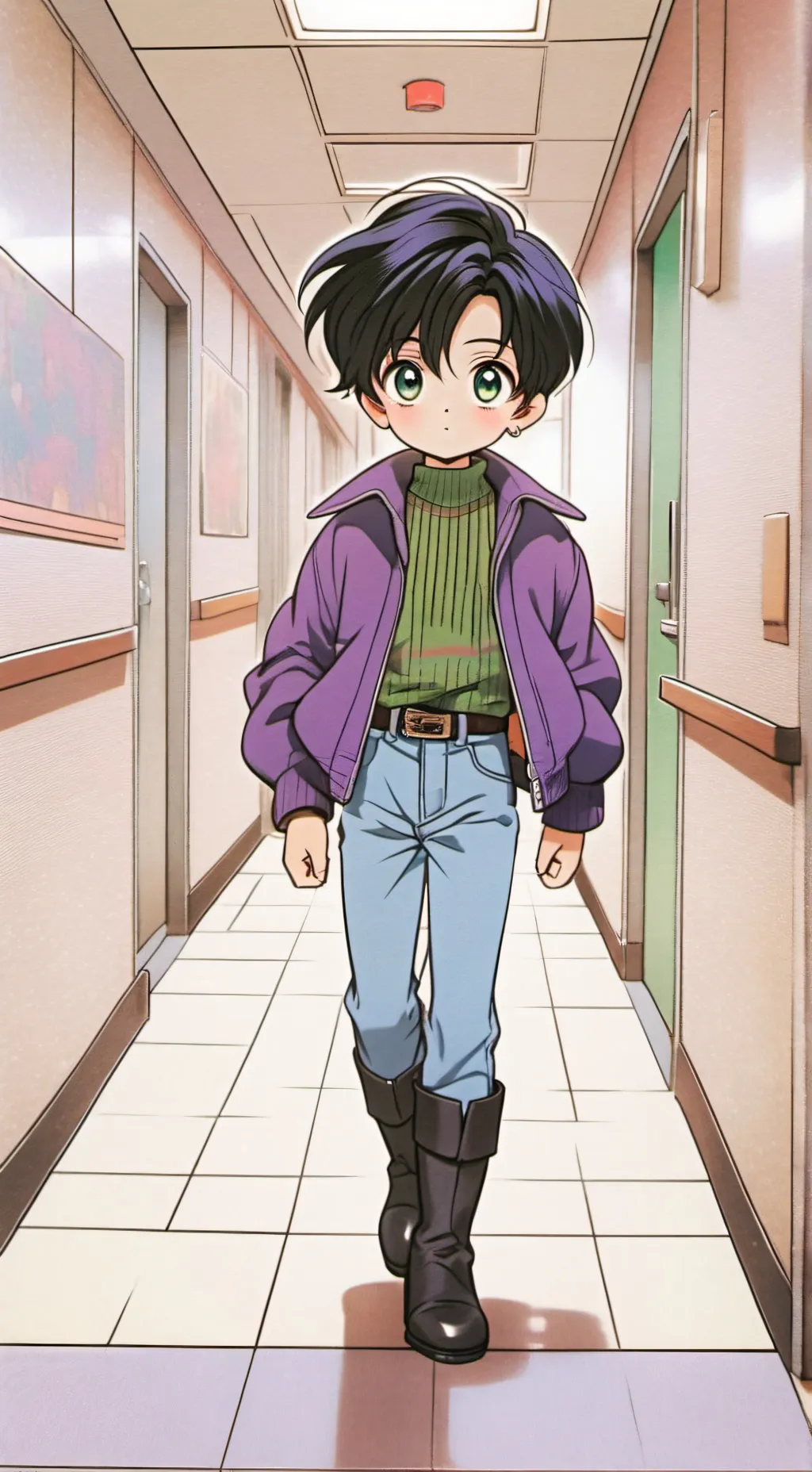 ai character: Quang background