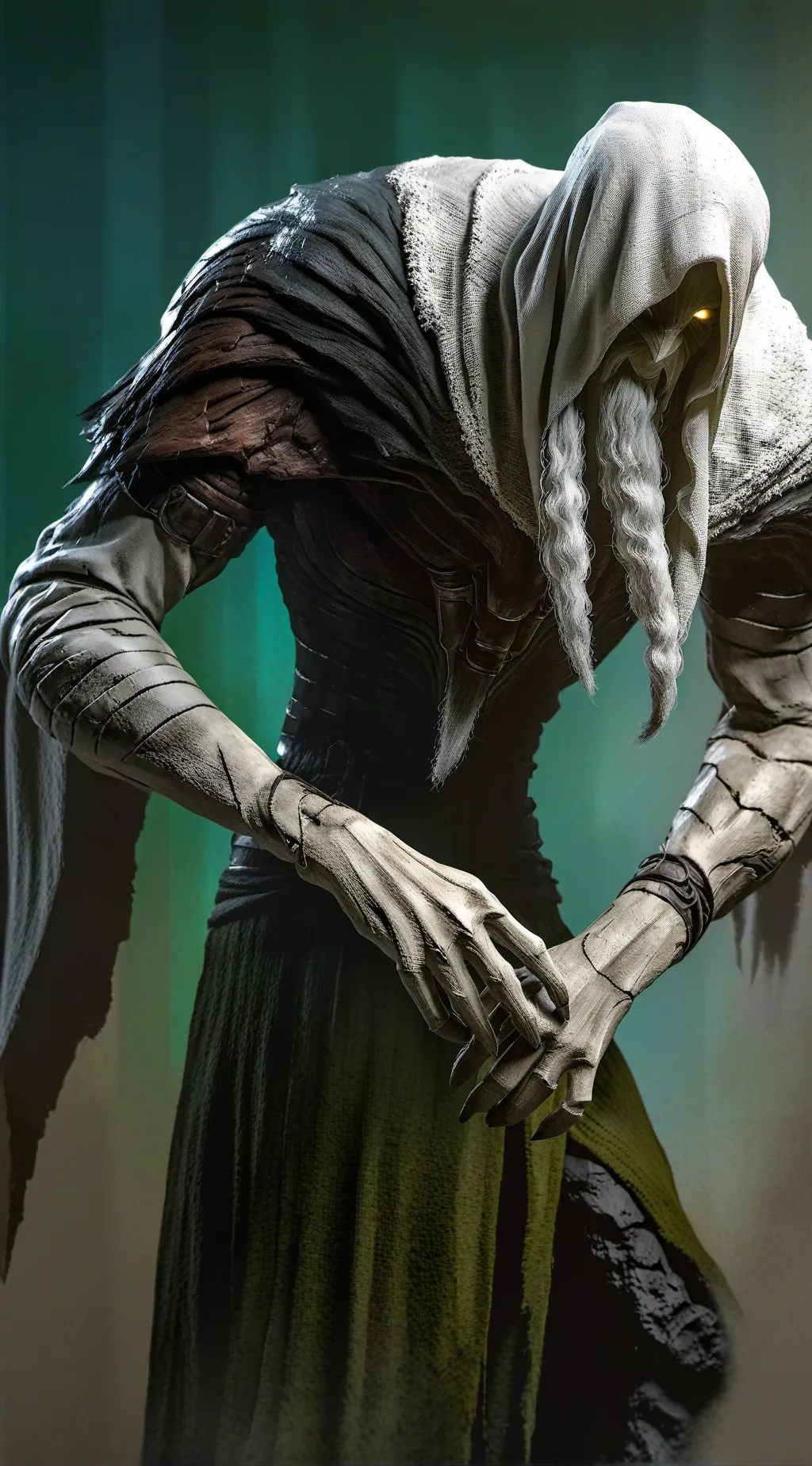 ai character: DEATH background