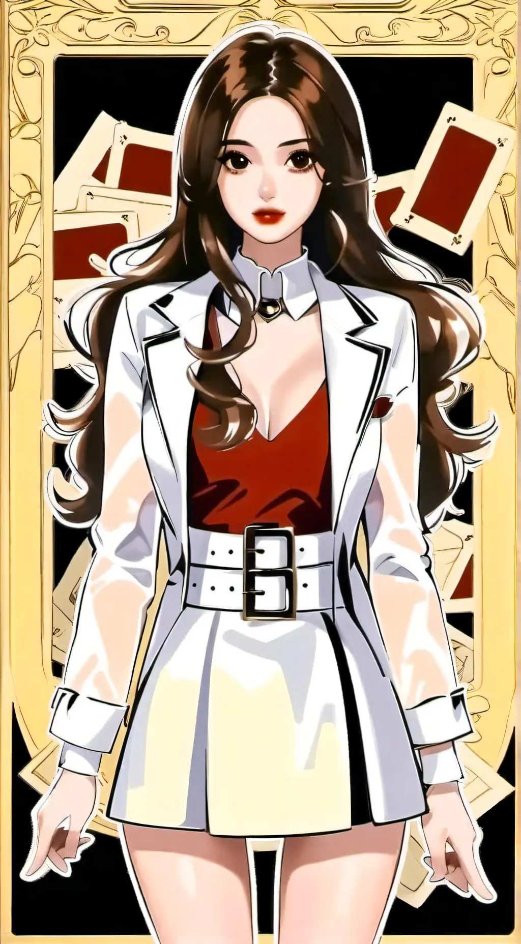 ai character: Flora Nightangel  background