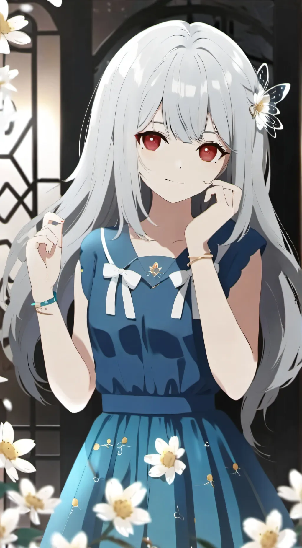 ai character: Jennifer  background