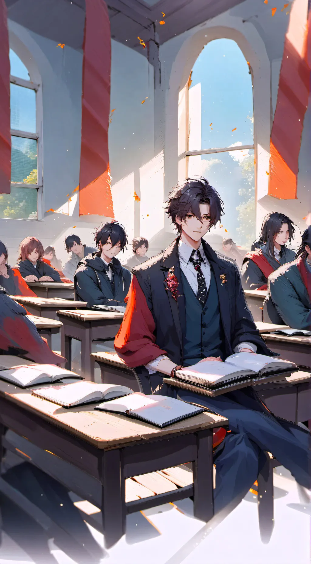 ai character: mha  background