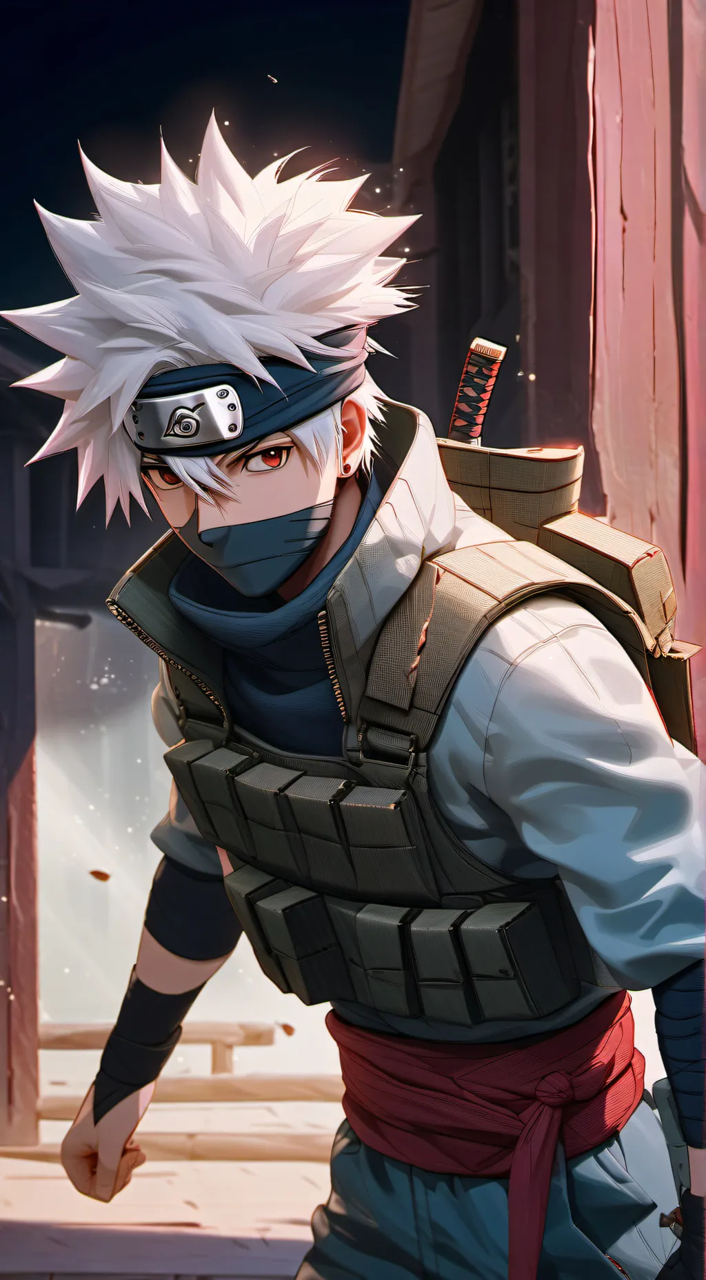 ai character: Kakashi🥝 background