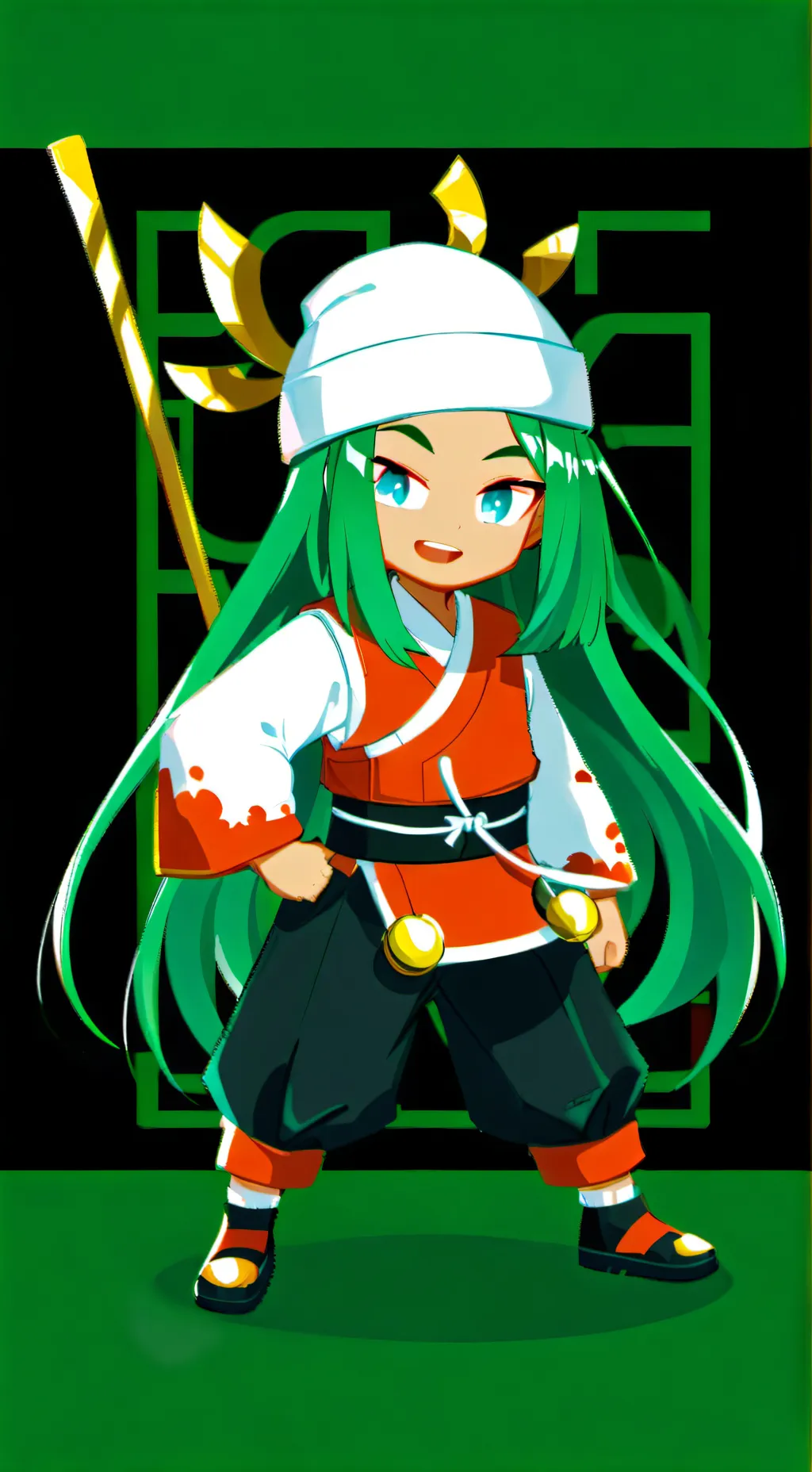 ai character: Leek Cookie background