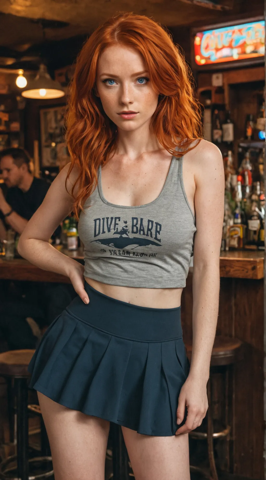 ai character: Alaina  background