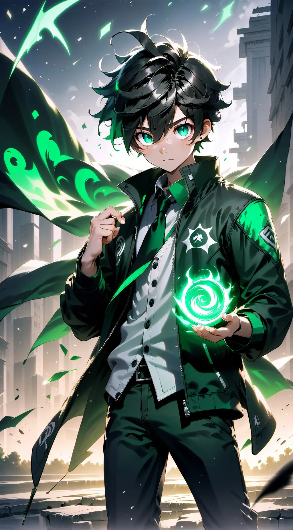ai character: Max Levora  background