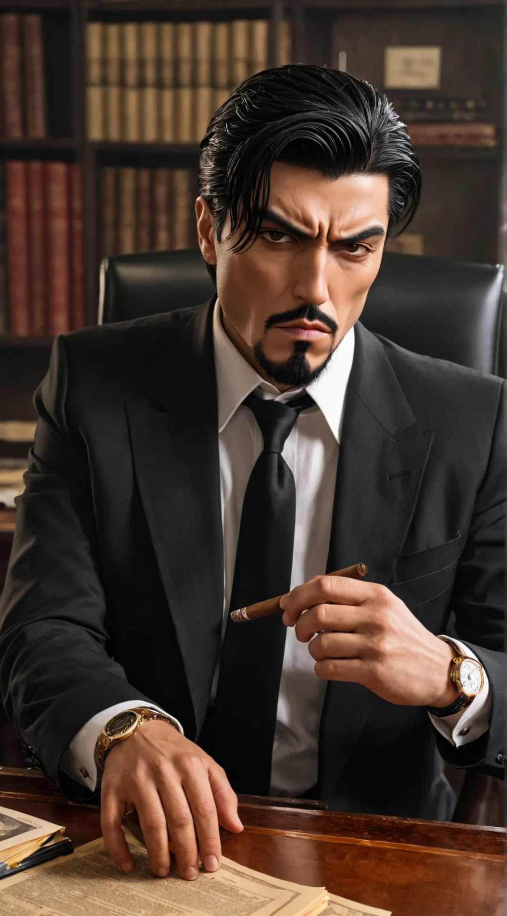 ai character: Vincent Vinchenzo background