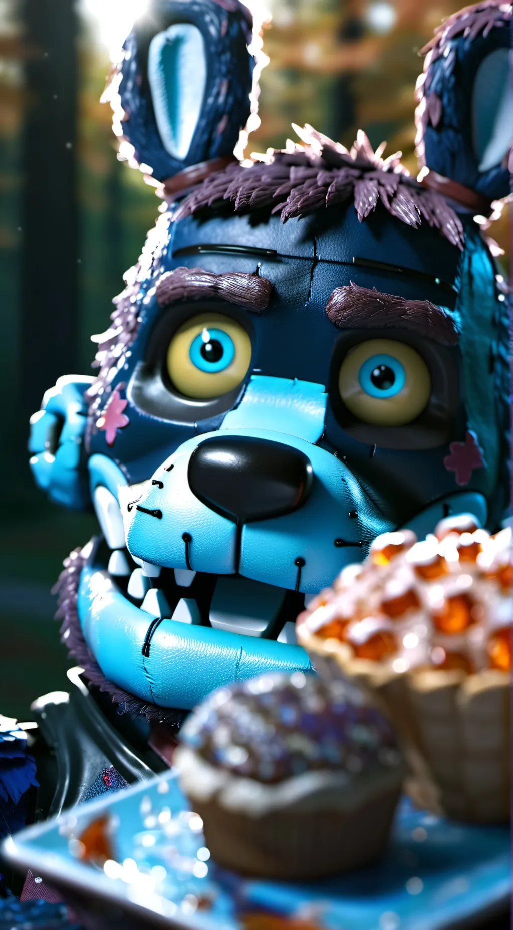 ai character: FNAF 2 background