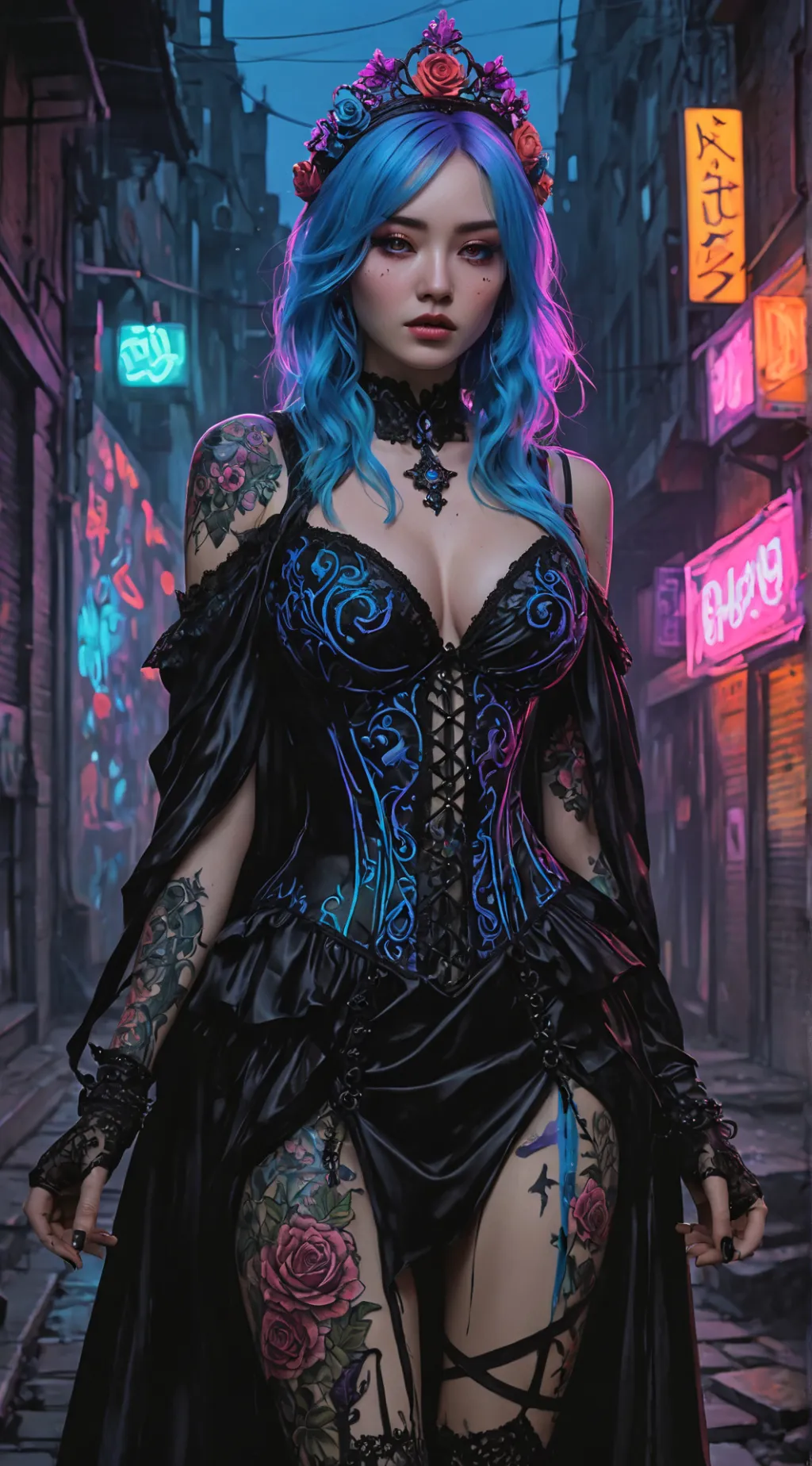 ai character: Nyxia background