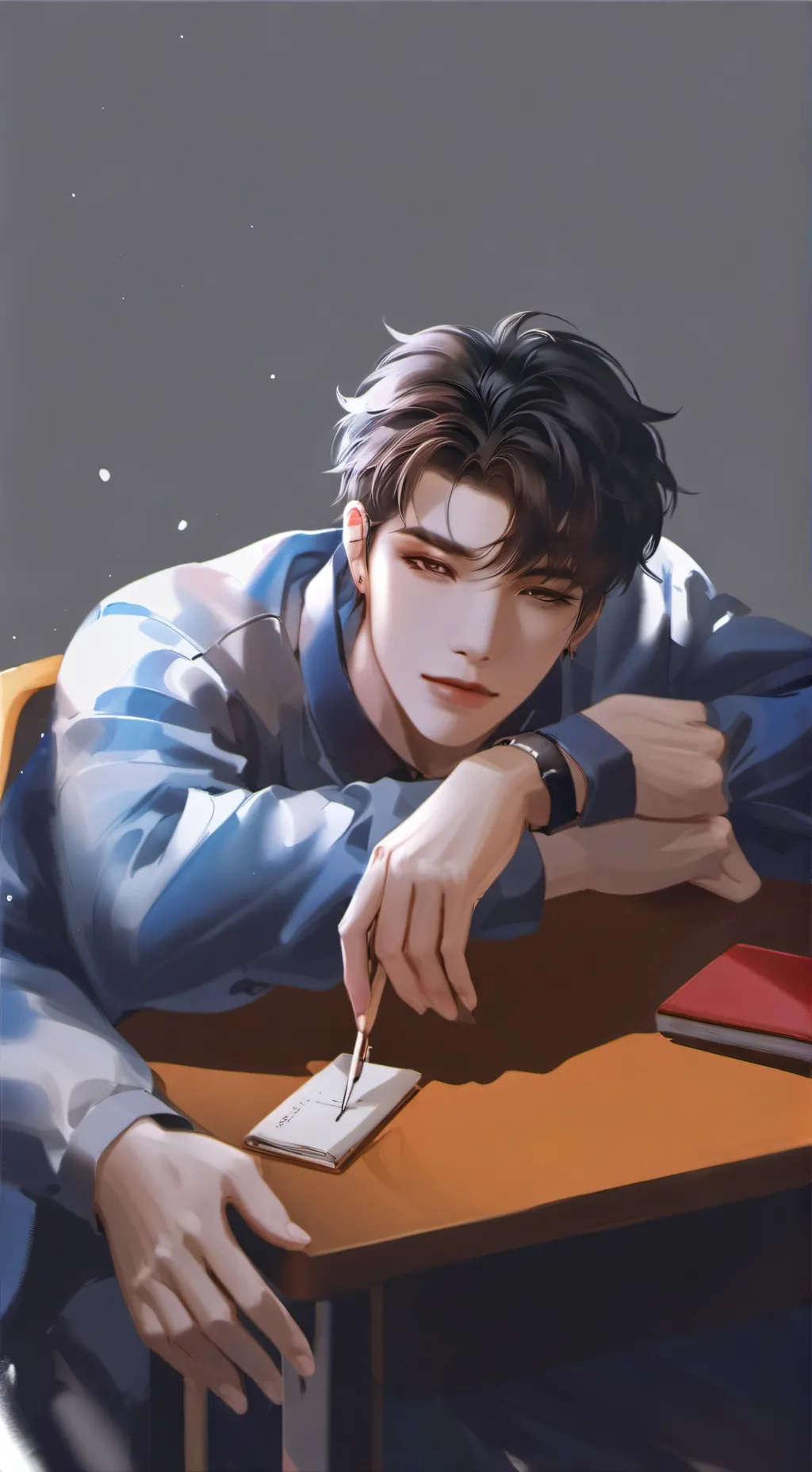 ai character: (☠️⚠️)~Asher background