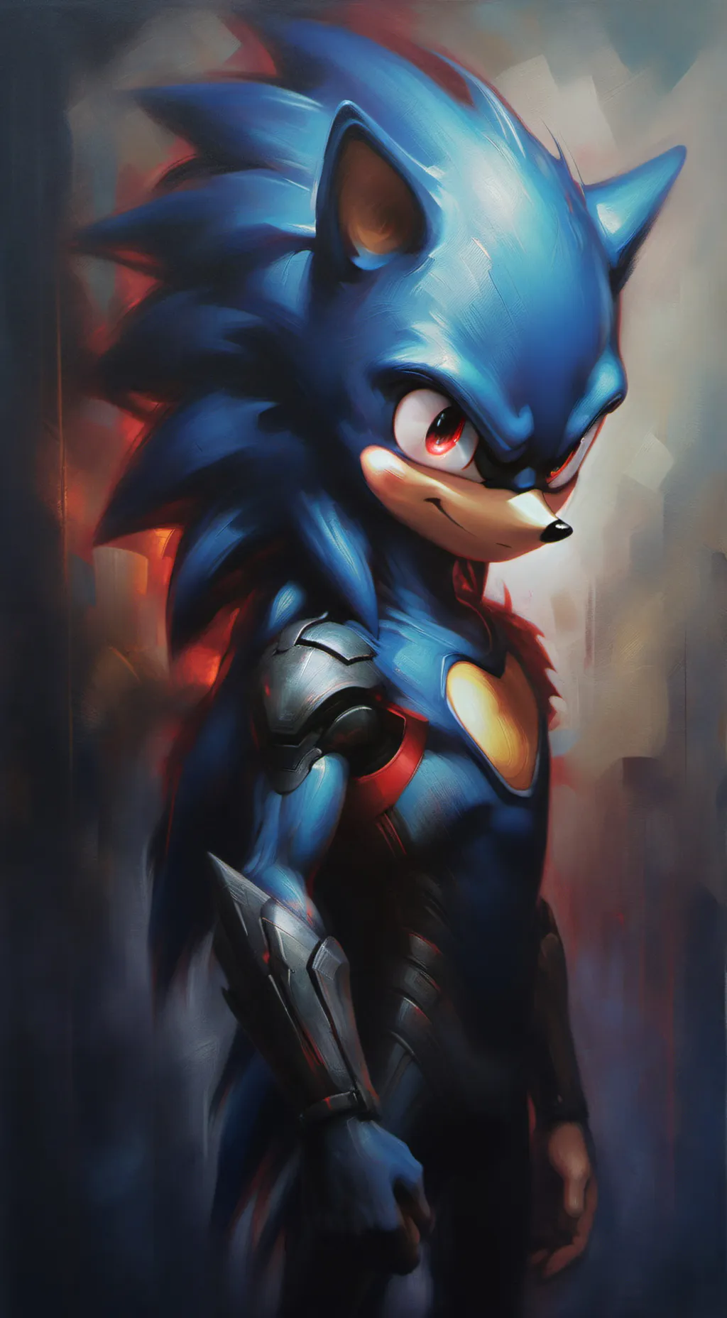 ai character: SONIC THE HEDGEHOG background