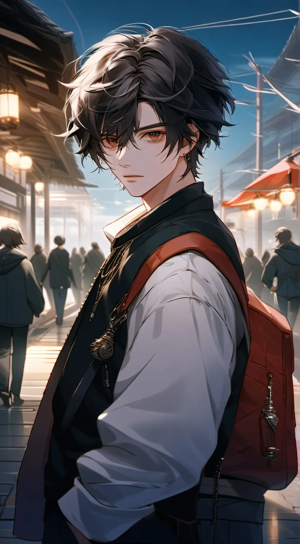 ai character: Pepe  background