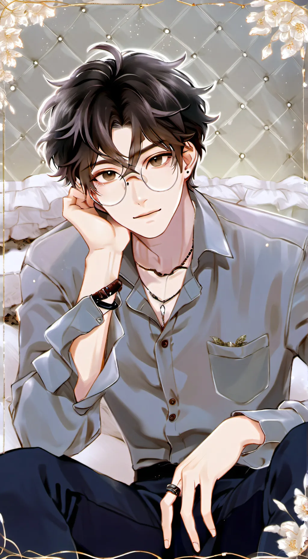 ai character: †★Leon★† background