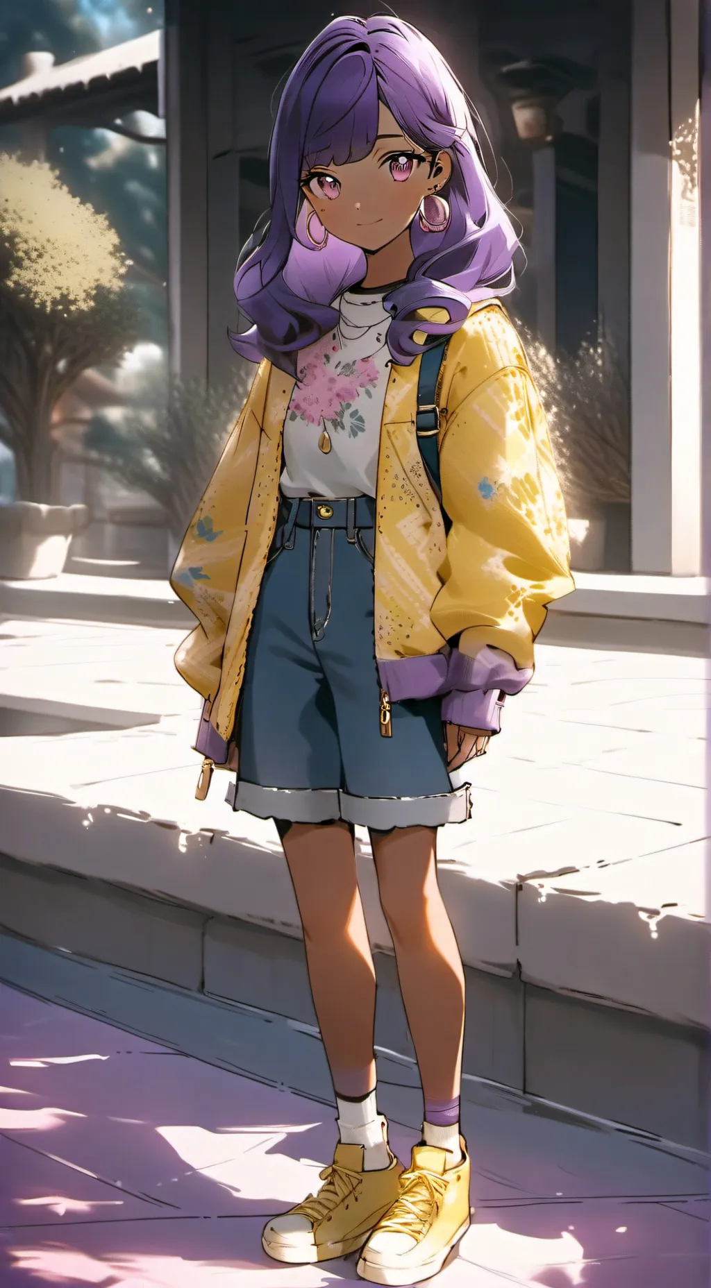 ai character: Kokone background