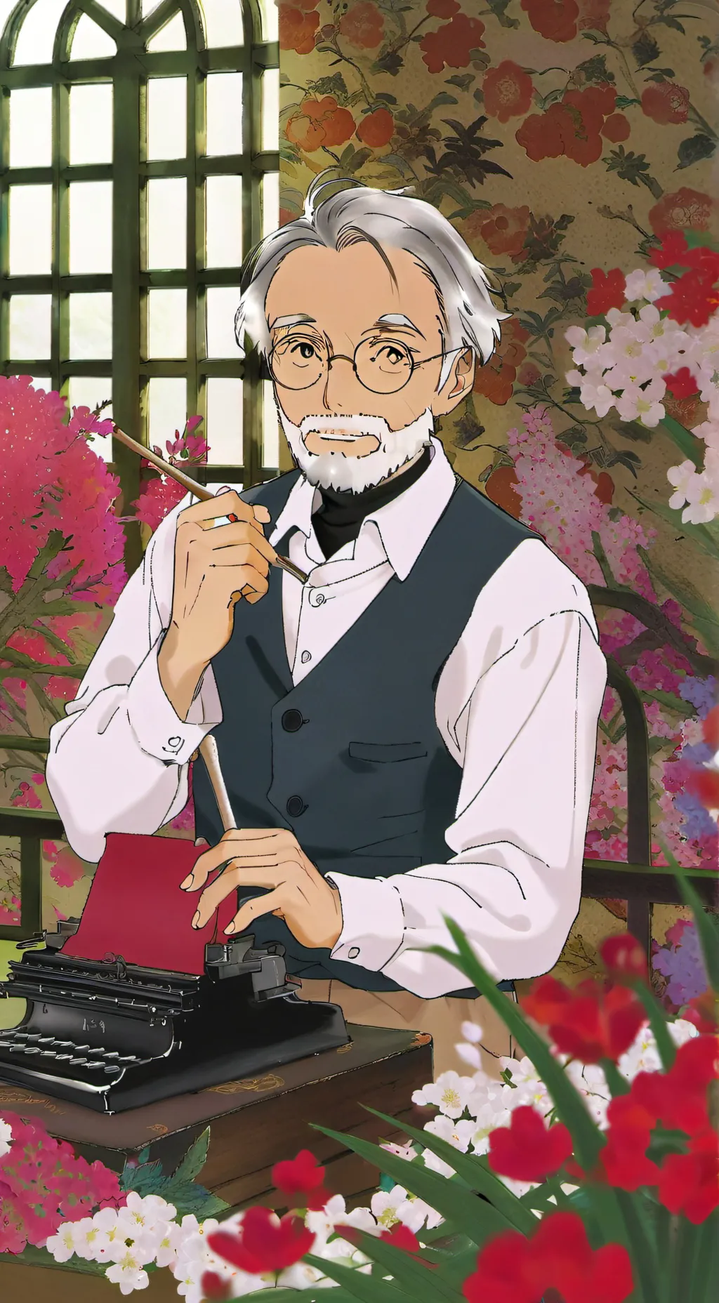 ai character: inventor dad background