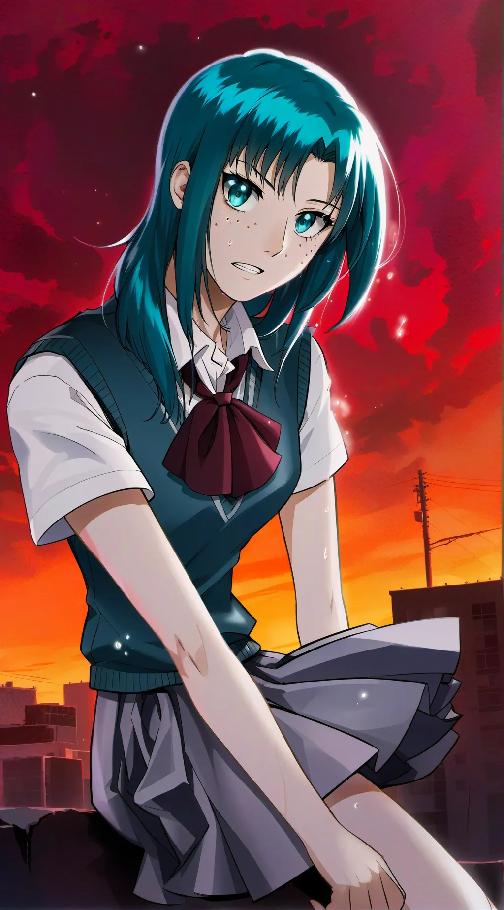 ai character: Nozomi Tsukino background