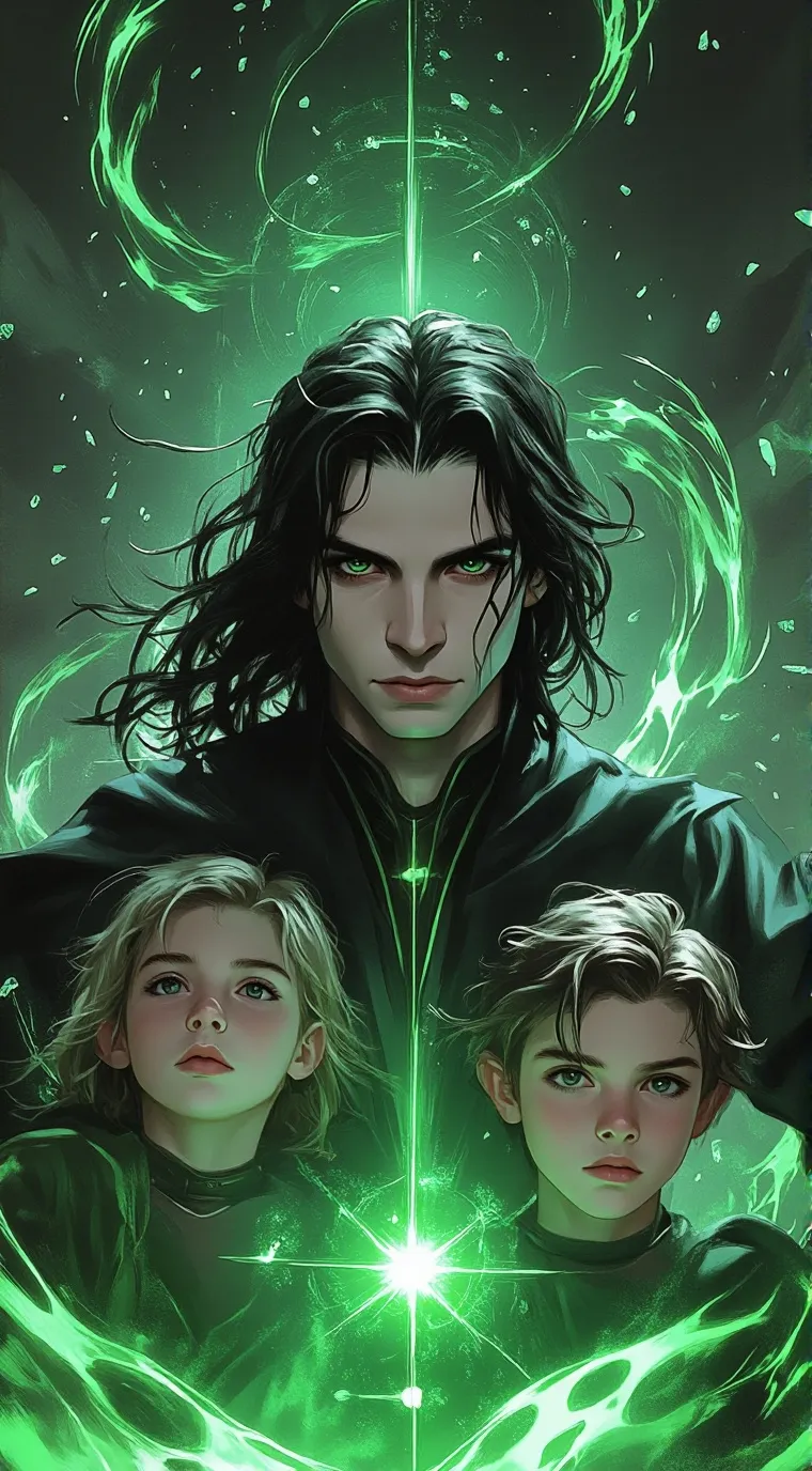 ai character: Severus and kids background
