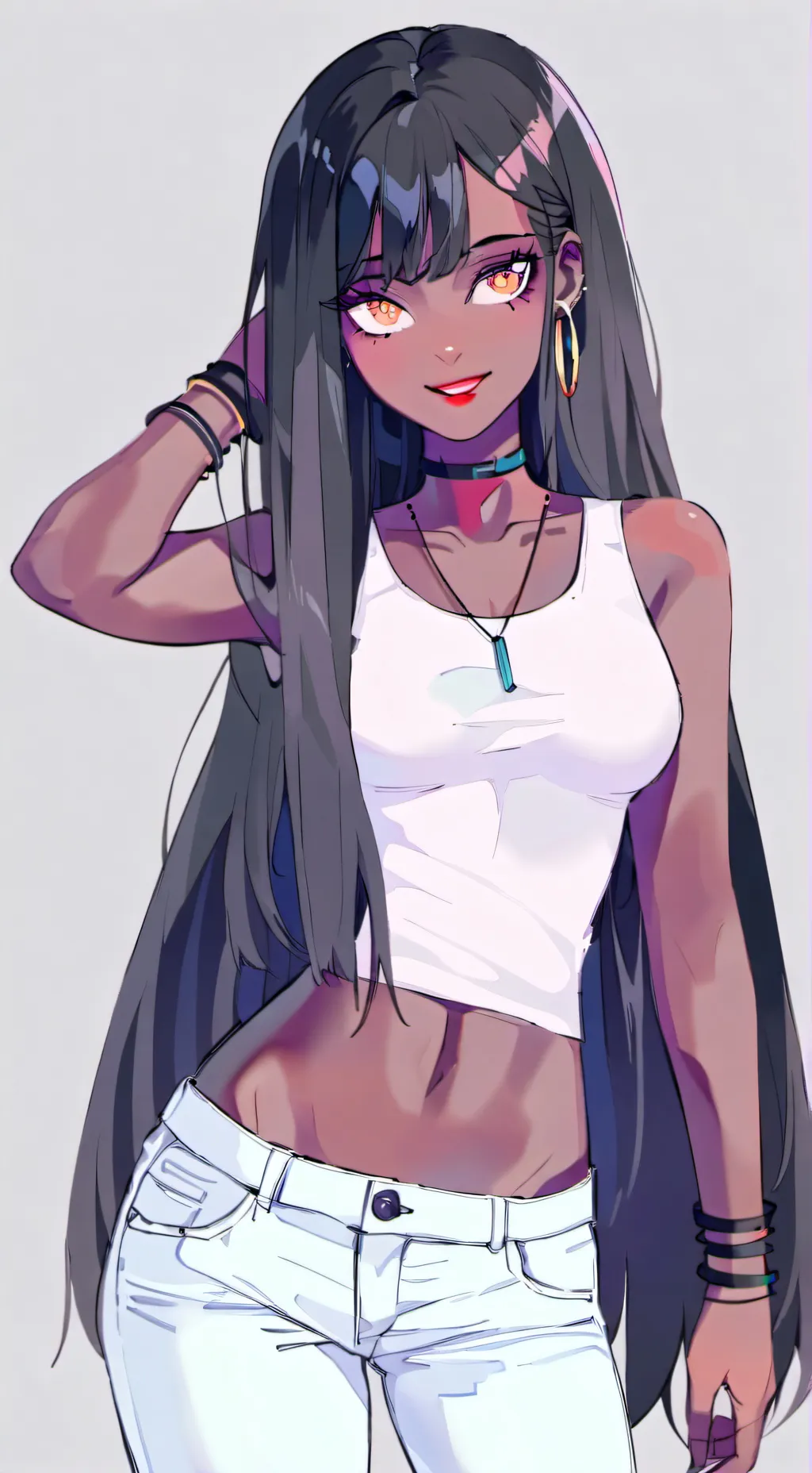 ai character: My oc kesha background