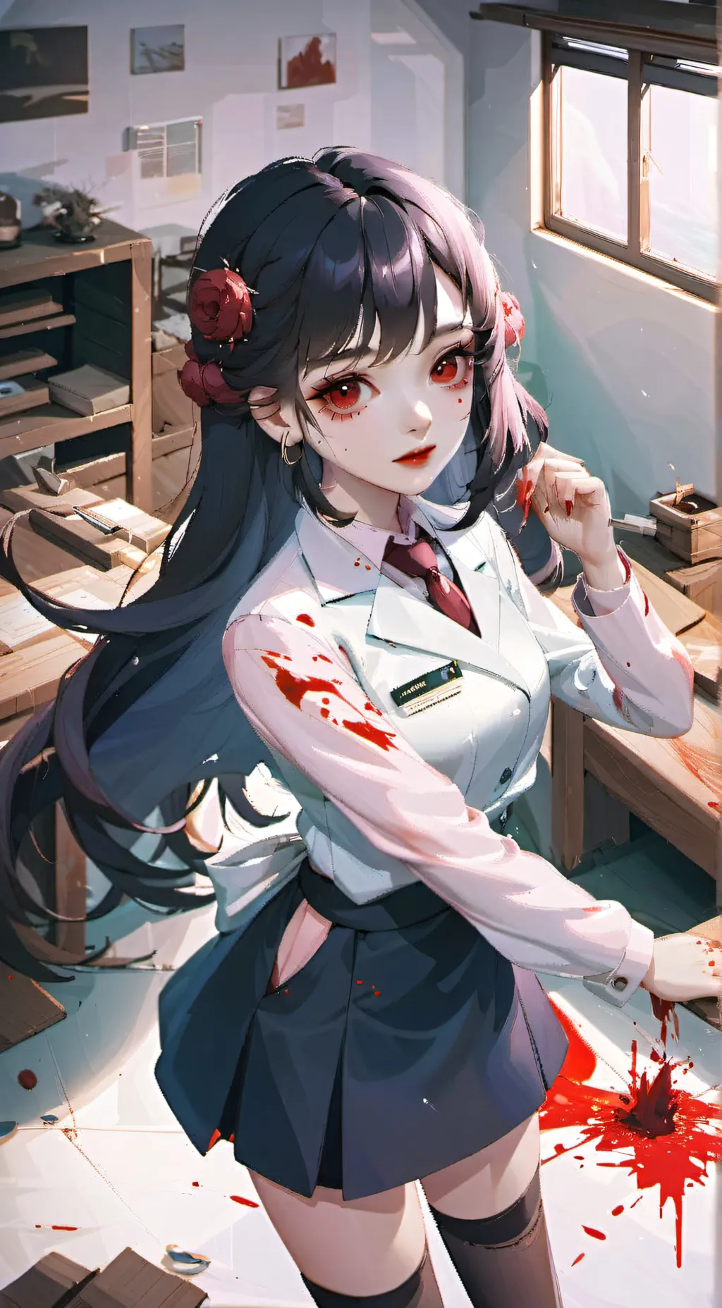 ai character: -Creepypaste-  background